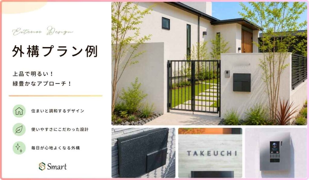 上品で明るい！緑豊かなアプローチ！のイメージ画像